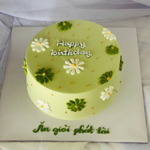 Bánh Kem Hoa Cúc Xanh - NH44