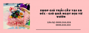 Shop Giỏ Trái Cây Tại Sa Đéc - Giỏ Quà Ngọt Dịu Từ Vườn