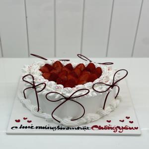 Bánh Kem Trái Tim Dâu Tây - NH51
