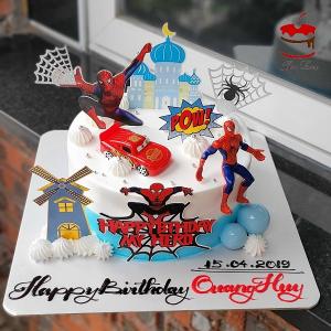 Bánh Kem Đầy Tháng Người Nhện Giăng Tơ - MC70