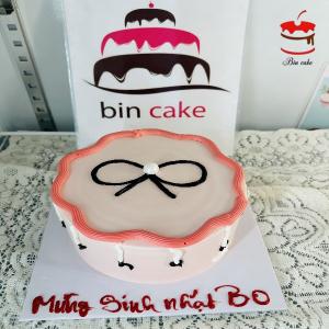 Bánh Kem Đen Hồng - NB08