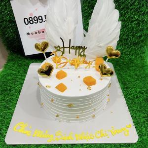 Bánh Kem Đơn Giản Size Bé Decor Xoài - MA72