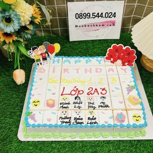 Bánh Kem Hình Chữ Nhật Tặng Lớp - MK67