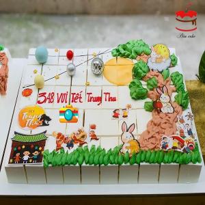 Bánh Kem Hình Chữ Nhật Vui Tết Trung Thu - NA37