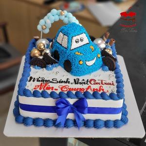 Bánh Kem Hình Vuông Gồm Bánh Nhỏ Tặng Bé Trai - MC63