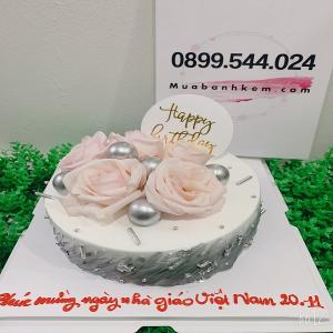 Bánh Kem Hoa Tặng Thầy Cô - MB71