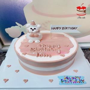 Bánh Kem Hồng Tạo Hình Dễ Thương - NB50