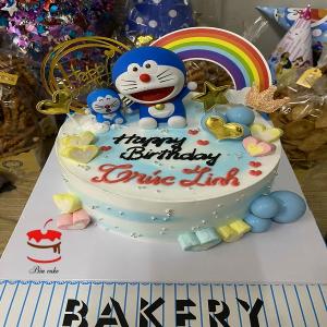 Bánh Kem Mèo Máy Doraemon Tặng Bé Gái, Bé Trai - NA26