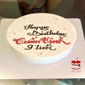Bánh Kem Nhỏ Màu Trắng Viết Chữ - MC74