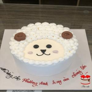 Bánh Kem Tạo Hình Con Cừu - NA8