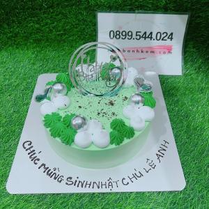 Bánh Kem Đơn Giản Tone Xanh - MK16