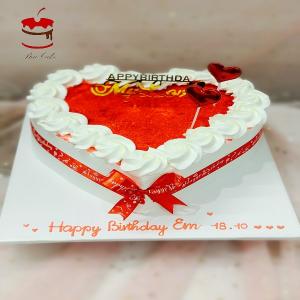 Bánh Kem Trái Tim Gắn Tim Nhỏ - MC28