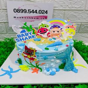 Bánh Kem Trang Trí Cá Mập Tặng Bé - MK147