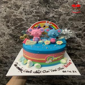Bánh Kem Trang Trí Đồ Chơi Con Chuột - NA20