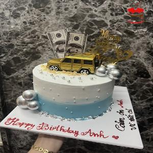 Bánh Kem Trang Trí Mô Hình Xe Mercedes - NA50