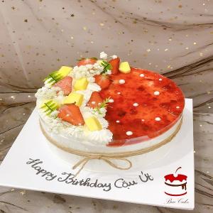 Bánh kem Tròn Decor Dâu Xoài Mứt Dâu - MC32