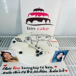 Bánh Kem Vẽ Kẹo Ke Và In Ảnh - MA95