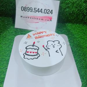 Bánh Kem Vẽ Dễ Thương - MK41