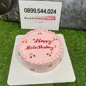 Bánh Ngọt Màu Hồng Đơn Giản - NB64
