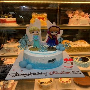 Bánh Sinh Nhật Elsa Và Anna - NA66