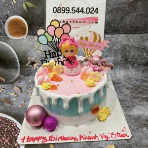 Bánh Sinh Nhật Gắn Công Chúa Chibi - NB97