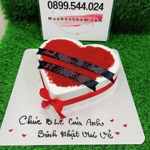 Bánh Sinh Nhật Hình Trái Tim Siêu Ngọt Ngào - MA69