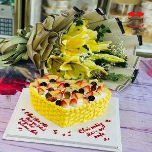 Bánh Sinh Nhật Hoa Đẹp Tặng Mẹ - AK36