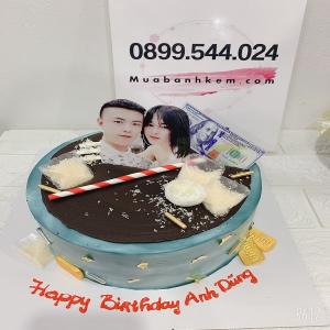 Bánh Sinh Nhật Trang trí Kẹo Ke Đá - MA50