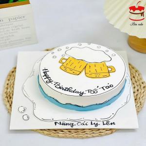 Bánh Kem Cốc Bia Tặng Bố - NC59
