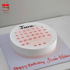 Bánh Kem Sinh Nhật Trắng Hồng - NC31