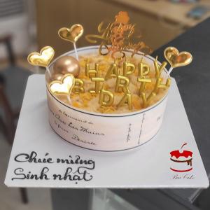 Bông Lan Trứng Muối Size Nhỏ Gắn Cây HappyBirthday - MC59