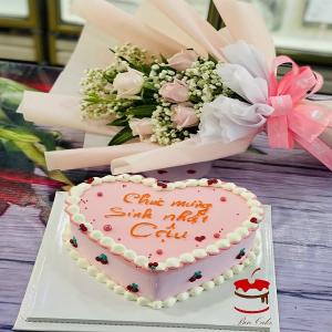 Combo Bánh Và Hoa Ngày Tuyệt Vời - AK27