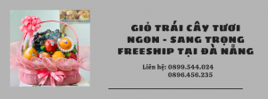 Giỏ Trái Cây Tươi Ngon - Sang Trọng Freeship Tại Đà Nẵng