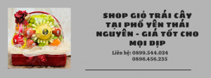 Shop Giỏ Trái Cây Tại Phổ Yên Thái Nguyên - Giá Tốt Cho Mọi Dịp