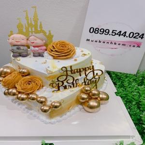 Bánh Kem 2 Tầng Mừng Thọ Tặng Ông Bà - MA19