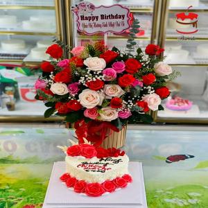 Bánh Kem Bắp Và Hoa Đẹp - NA98