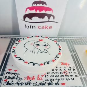 Bánh Kem Vẽ Hình Chibi - MK57