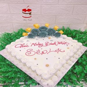 Bánh Kem Hình Chữ Nhật Tặng Sếp - MB17