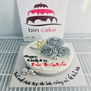 Bánh Kem Hoa Xám - MK53