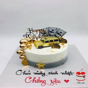 Bánh Kem Loại Nhỏ Trang Trí Xe Mercedes - NA51