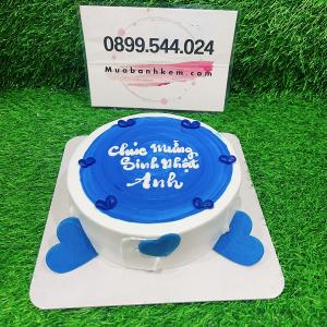 Bánh Kem Đơn Giản Tone Xanh - MK24