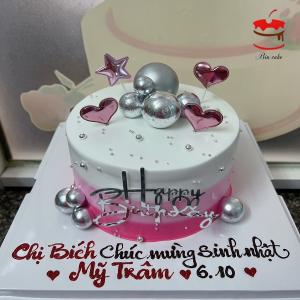 Bánh Kem Nhỏ Màu Hồng Đơn Giản - NB33