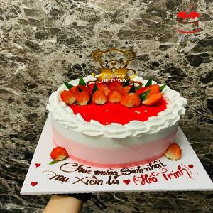 Bánh Kem Phủ Mứt Dâu Tây - NA52