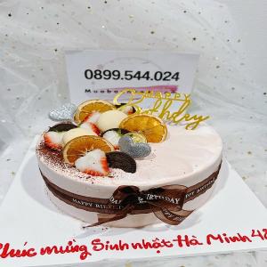 Bánh Kem Trái Cây Màu Nâu - MK97
