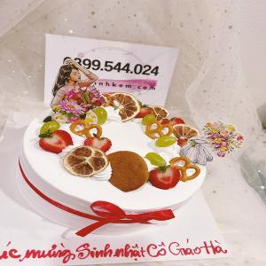 Bánh Kem Trái Cây Trang Trí Đơn Giản - MK124