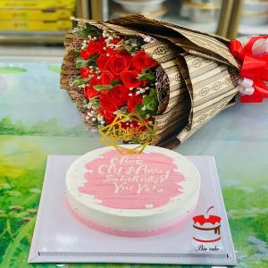 Bánh Kem Và Hoa tươi Tặng Chị 20/10 - NA97