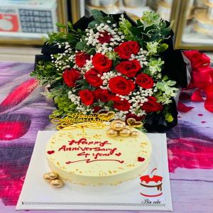 Bánh Sinh Nhật Hoa Đẹp Tặng Người Yêu - AK37