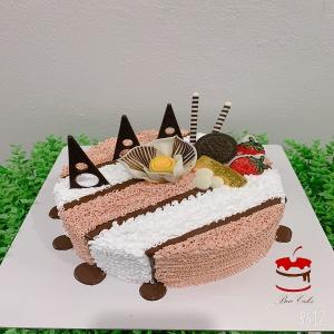 Bánh Sinh Nhật Trang Trí Hoa Socola - MA48