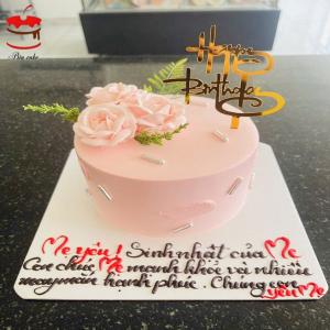 Bánh Kem Nhỏ Trang Trí Hoa Tặng Mẹ - NC69