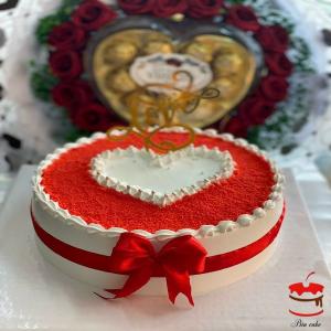 Bánh Kem Trái Tim Trắng - NC23